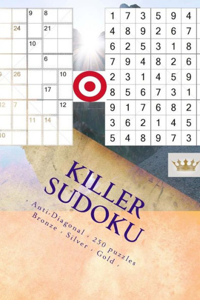 Killer Sudoku - Anti-Diagonal - 250 puzzles Bronze - Silver - Gold - Vol. 178: 9 x 9 PITSTOP. Enjoy this excellent Sudoku.