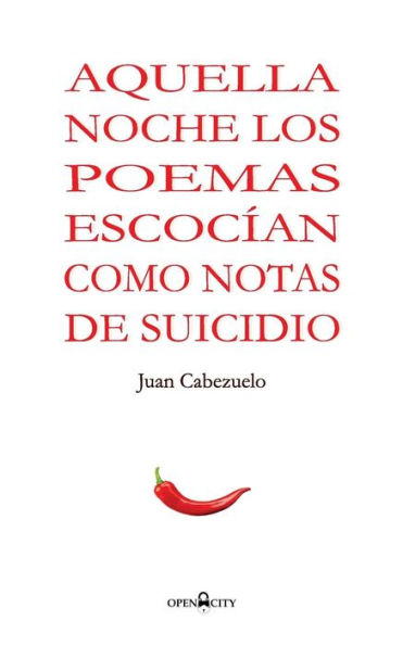 Aquella noche los poemas me escocian como notas de suicidio (Spanish Edition)