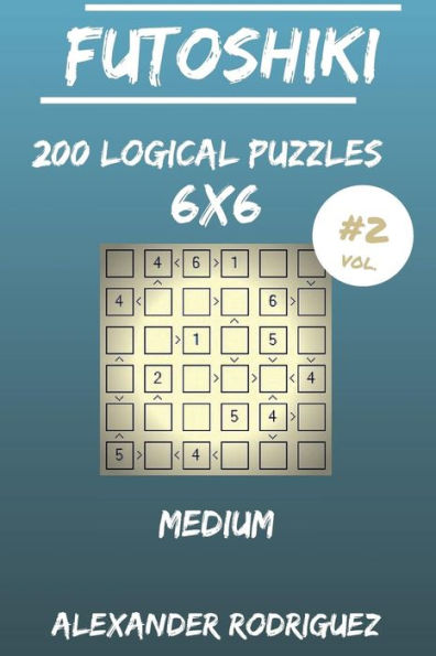 Futoshiki Puzzles 6x6 - Medium 200 vol. 2