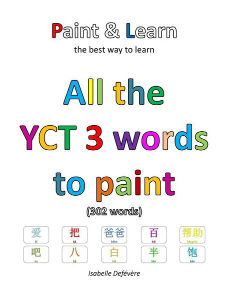 Todas las palabras del YCT 3 para pintar