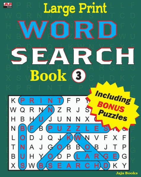 Large Print WORD SEARCH Book (Large Print WORD SEARCH Book: Enjoy hours of entertaining fun of word search and other bonus puzzles.) - 9781987491241
