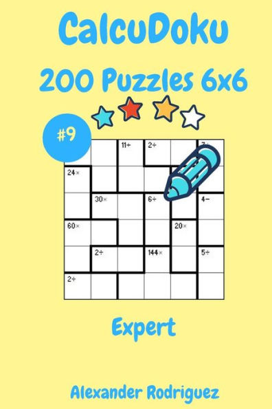 CalcuDoku Puzzles 6x6- Expert 200 vol. 9