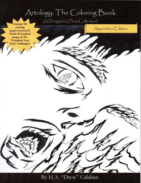 Artología: el libro para colorear; Edición Aprendiz: (Una colección de diseños de Drew)