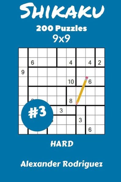 Shikaku Puzzles 9X9 - Hard 200
