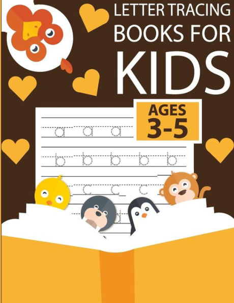 Letter Tracing Books For Kids Ages 3-5 : Letter Tracing Preschool, Letter Tracing, Letter Tracing Preschool, Letter Tracing Preschool, Letter Tracing Workbook - 9781987770261