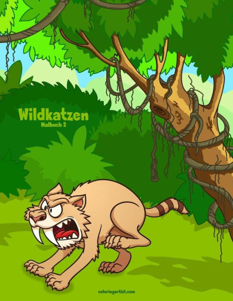 Wildkatzen-Malbuch 2