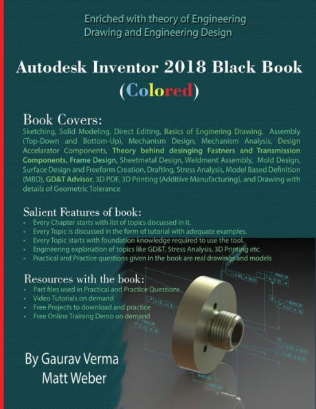 Libro negro de Autodesk Inventor 2018 (a color)