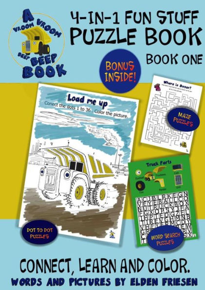 4 in 1 Fun Stuff Puzzle Book (one)