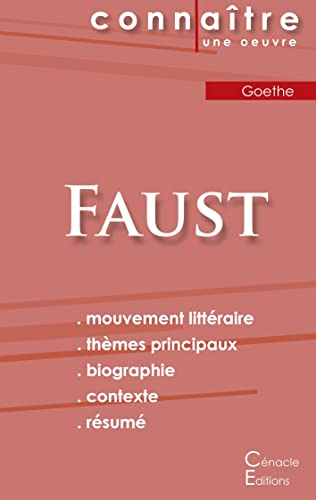 Fiche De Lecture Faust De Goethe (Analyse Litteraire De Reference Et Resume Complet) (French Edition)