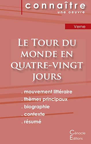Fiche De Lecture Le Tour Du Monde En Quatre-Vingt Jours De Jules Verne (Analyse Litteraire De Reference Et Resume Complet) (French Edition)