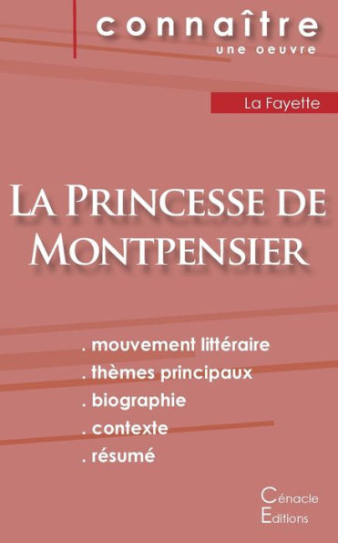 Fiche De Lecture La Princesse De Montpensier De Madame De La Fayette (Analyse Littéraire De Référence Et Résumé Complet) (French Edition)