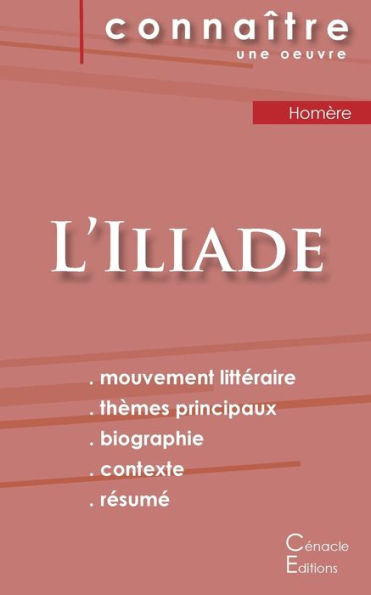 Fiche De Lecture Iliade De Homère (Analyse Littéraire De Référence Et Résumé Complet) (French Edition)