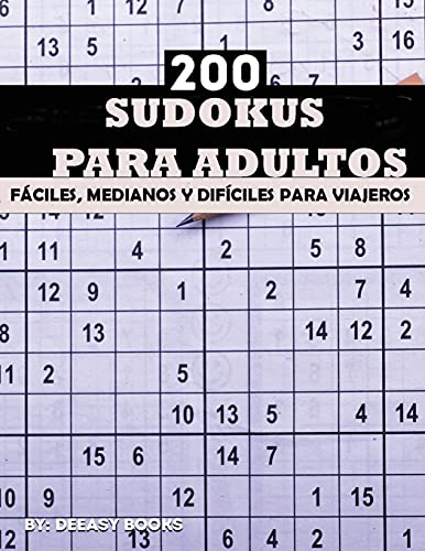 Puzzles De Sudoku Para Adultos (Spanish Edition)