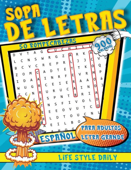 Sopa de Letras: Español Libro Para Adultos MantEn tu Mente Bien Codificada (Spanish Edition)