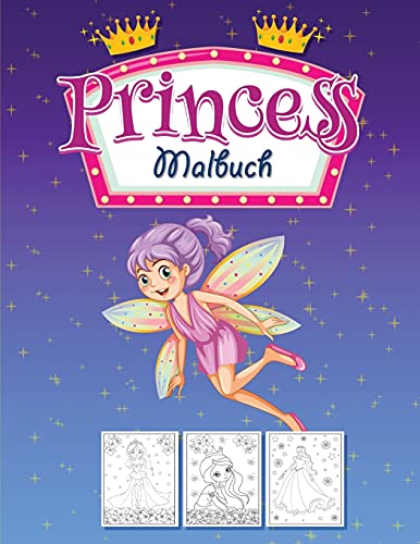 Princess Malbuch: Aktivit??AEtsbuch F??R Kleine M??AEdchen (German Edition)