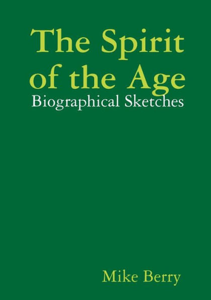 The Spirit Of The Age