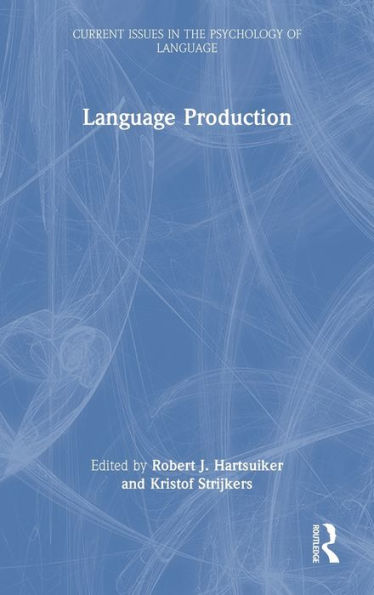 Language Production (Current Issues In The Psychology Of Language)