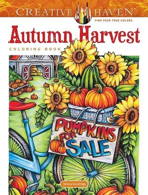Creative Haven Autumn Harvest Coloring Book (Adult Coloring Books: Seasons)