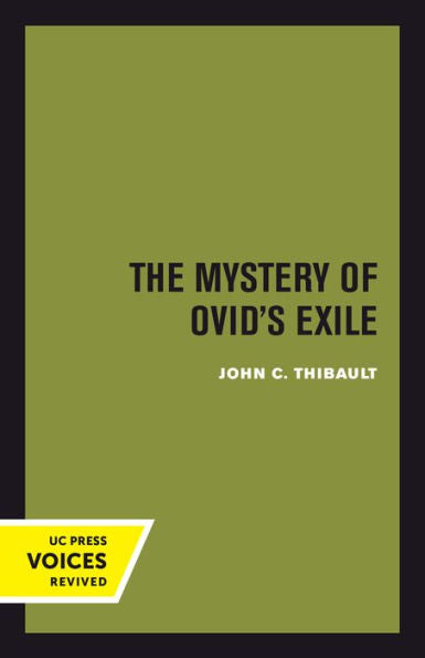 The Mystery Of Ovid's Exile