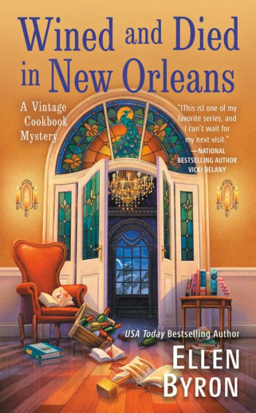 Vino y murió en Nueva Orleans (un misterio de un libro de cocina antiguo)