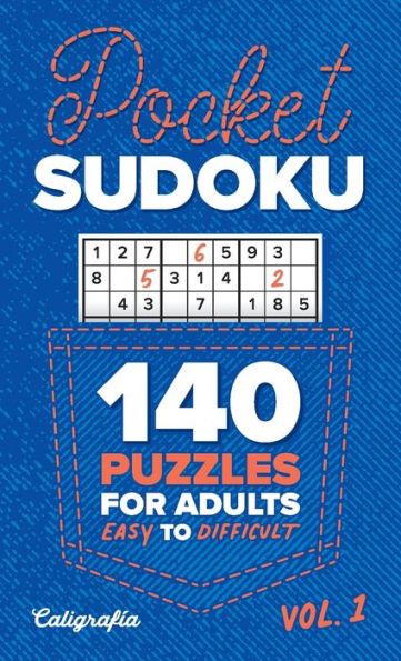 Pocket Sudoku: 140 Puzzles For Adults, Easy To Difficult