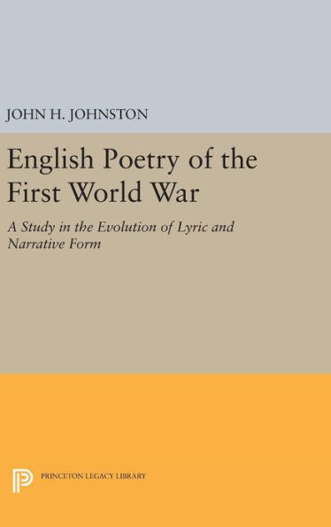 English Poetry Of The First World War (Princeton Legacy Library, 2176) - 9780691651538