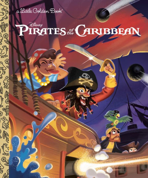 Pirates Of The Caribbean (Disney Classic) (Little Golden Book)