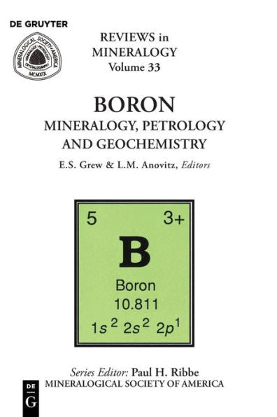 Boron (Reviews In Mineralogy & Geochemistry)