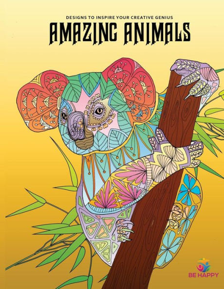 Amazing Animals: Adult Coloring Book, Designs To Inspire Your Creative Genius