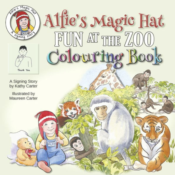 Alfie's Magic Hat - Fun At The Zoo Colouring Book