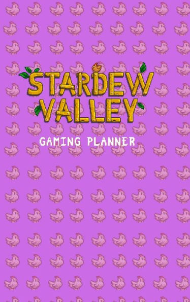 Stardew Valley Gaming Planner And Checklist In Purple
