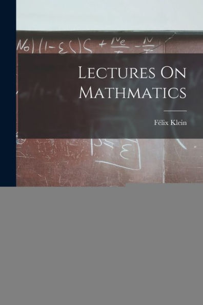 Lectures On Mathmatics - 9781017174366