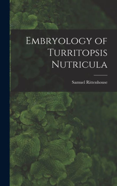 Embryology Of Turritopsis Nutricula - 9781017207309