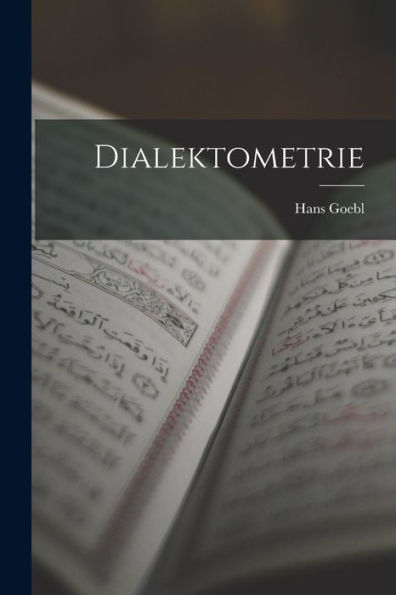 Dialektometrie (German Edition) - 9781017623321