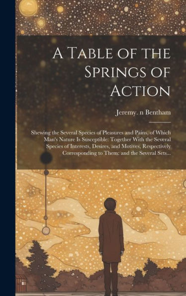 A Table Of The Springs Of Action: Shewing The Several Species Of Pleasures And Pains, Of Which Man's Nature Is Susceptible: Together With The Several ... To Them: And The Several Sets...