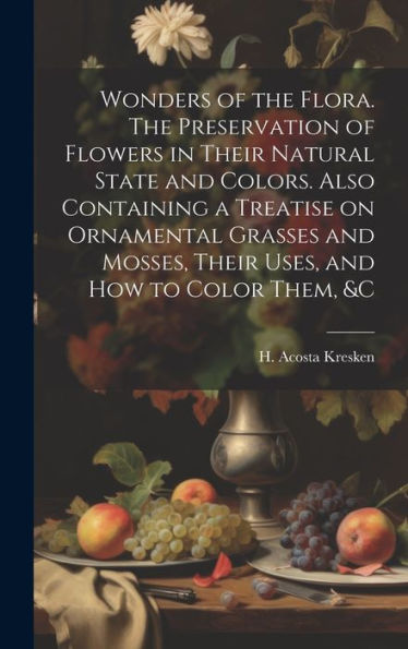 Wonders Of The Flora. The Preservation Of Flowers In Their Natural State And Colors. Also Containing A Treatise On Ornamental Grasses And Mosses, Their Uses, And How To Color Them, &C