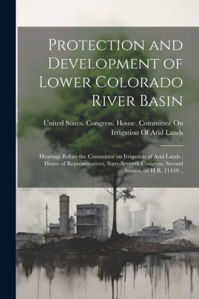 Protection And Development Of Lower Colorado River Basin: Hearings Before The Committee On Irrigation Of Arid Lands: House Of Representatives, Sixty-Seventh Congress, Second Session On H.R. 11449 ..