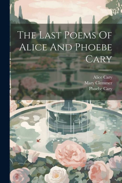 The Last Poems Of Alice And Phoebe Cary
