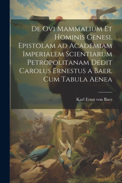 De Ovi Mammalium Et Hominis Genesi. Epistolam Ad Academiam Imperialem Scientiarum Petropolitanam Dedit Carolus Ernestus A Baer. Cum Tabula Aenea (Latin Edition)