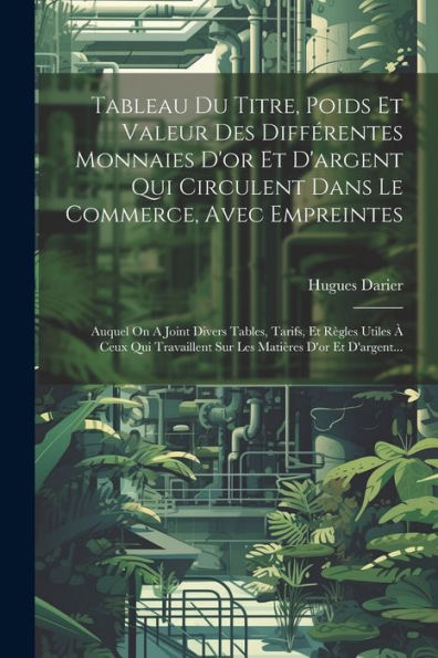 Tableau Du Titre, Poids Et Valeur Des Différentes Monnaies D'Or Et D'Argent Qui Circulent Dans Le Commerce, Avec Empreintes: Auquel On A Joint Divers ... Matières D'Or Et D'Argent... (French Edition)