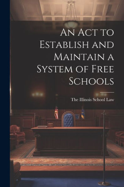 An Act To Establish And Maintain A System Of Free Schools
