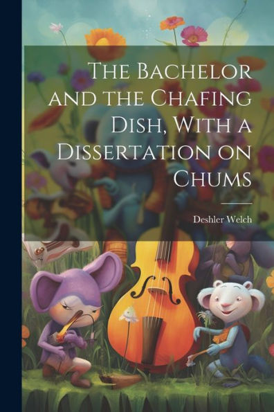 The Bachelor And The Chafing Dish, With A Dissertation On Chums