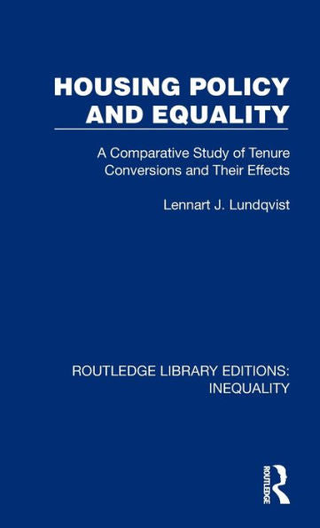 Housing Policy And Equality (Routledge Library Editions: Inequality)