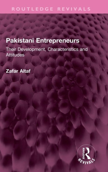 Pakistani Entrepreneurs (Routledge Revivals)