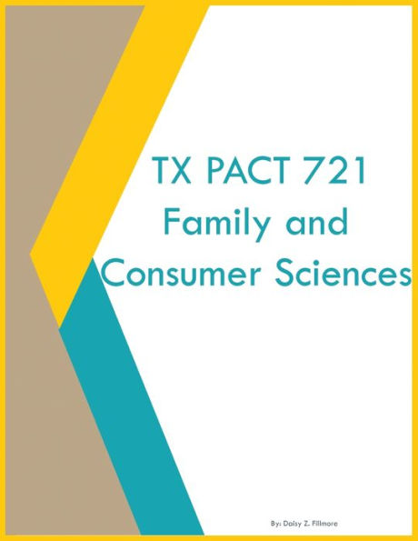 Tx Pact 721 Family And Consumer Sciences