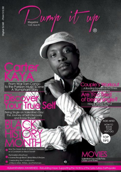 Pump It Up Magazine - Carter Kaya - From War-Torn Congo To The Parisian Music Scene A Triumphant Story!: Celebrating Black History Month And More!