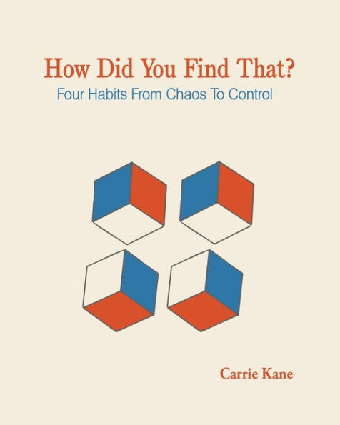 ¿Cómo encontraste eso?: Cuatro hábitos, del caos al control