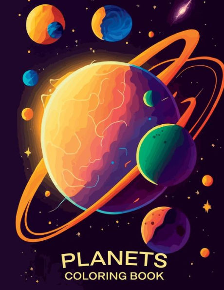 Libro para colorear planetas