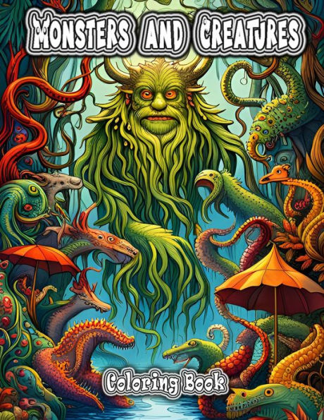 Monsters And Creatures Coloring Book
