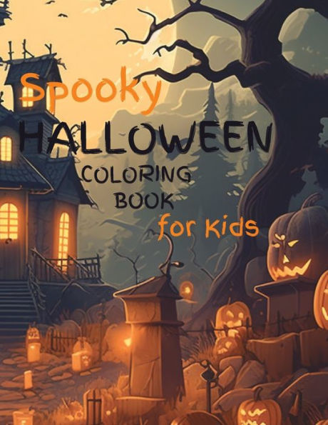 Spooky Halloween Coloring Book For Kids
